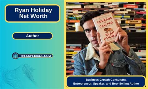 Ryan Holiday Net Worth 2024: How He Built His。